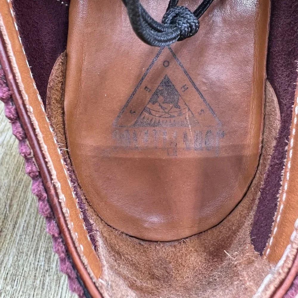 John Fluevog The Gateways Brandenburg Men's Size 10 Violet Black Oxford Shoes